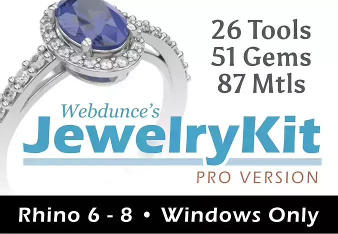 Jewelry Kit for Rhino 3D model