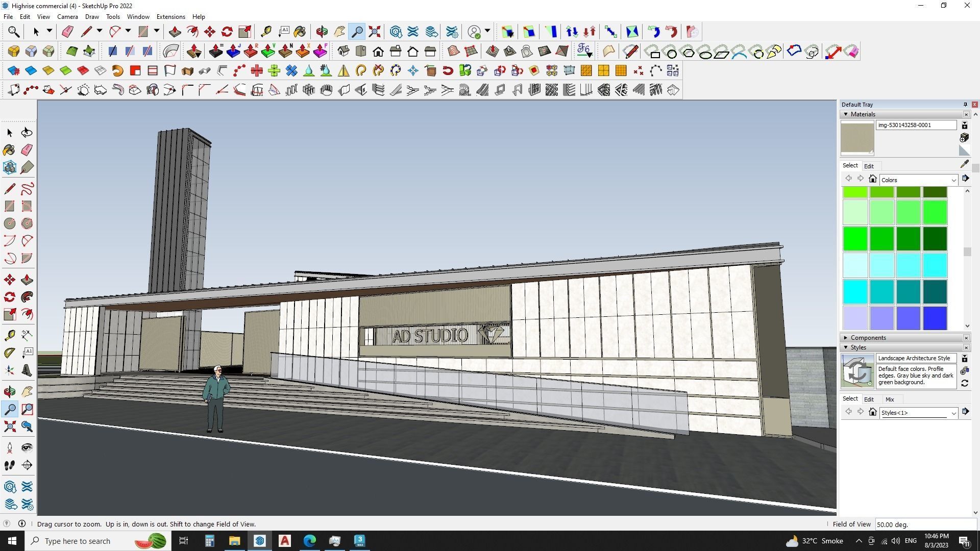 A Virtual Voyage in Contemporary Art - Museum 3D Model 3D model_2