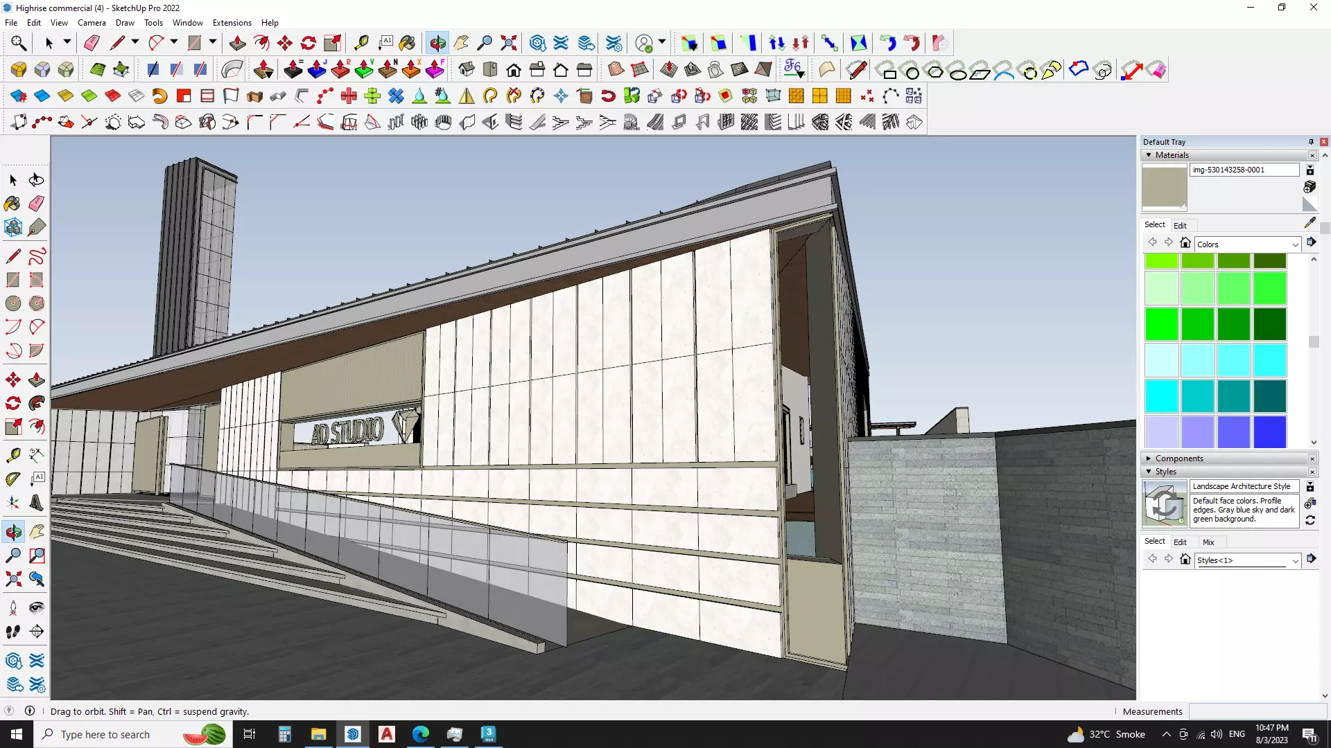 A Virtual Voyage in Contemporary Art - Museum 3D Model 3D model_0