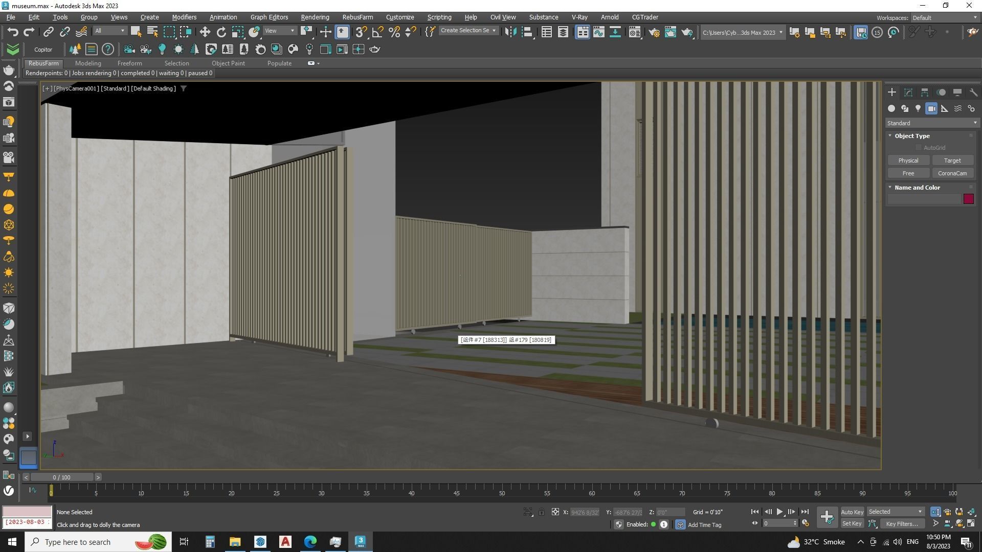 A Virtual Voyage in Contemporary Art - Museum 3D Model 3D model_18