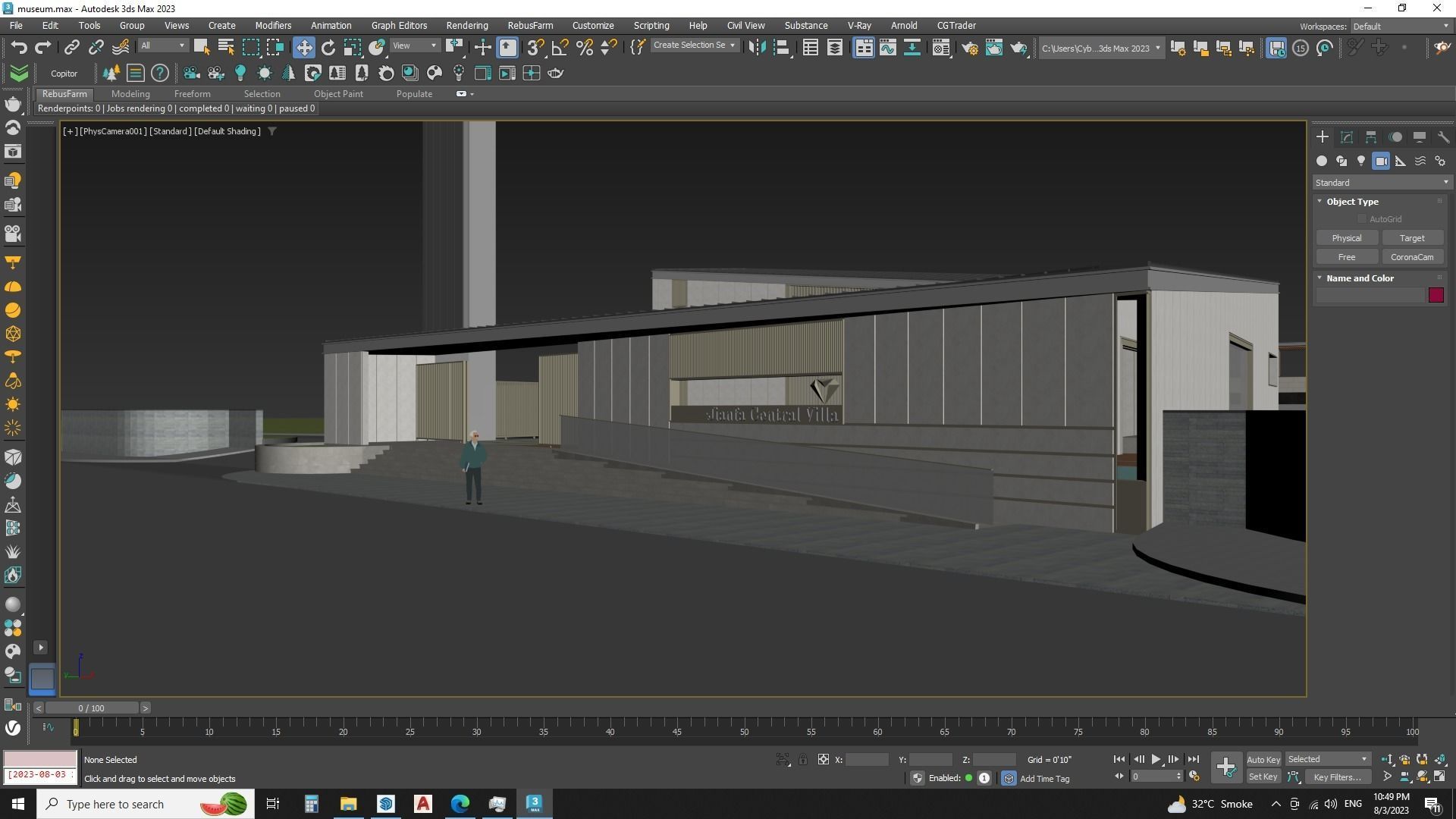 A Virtual Voyage in Contemporary Art - Museum 3D Model 3D model_16
