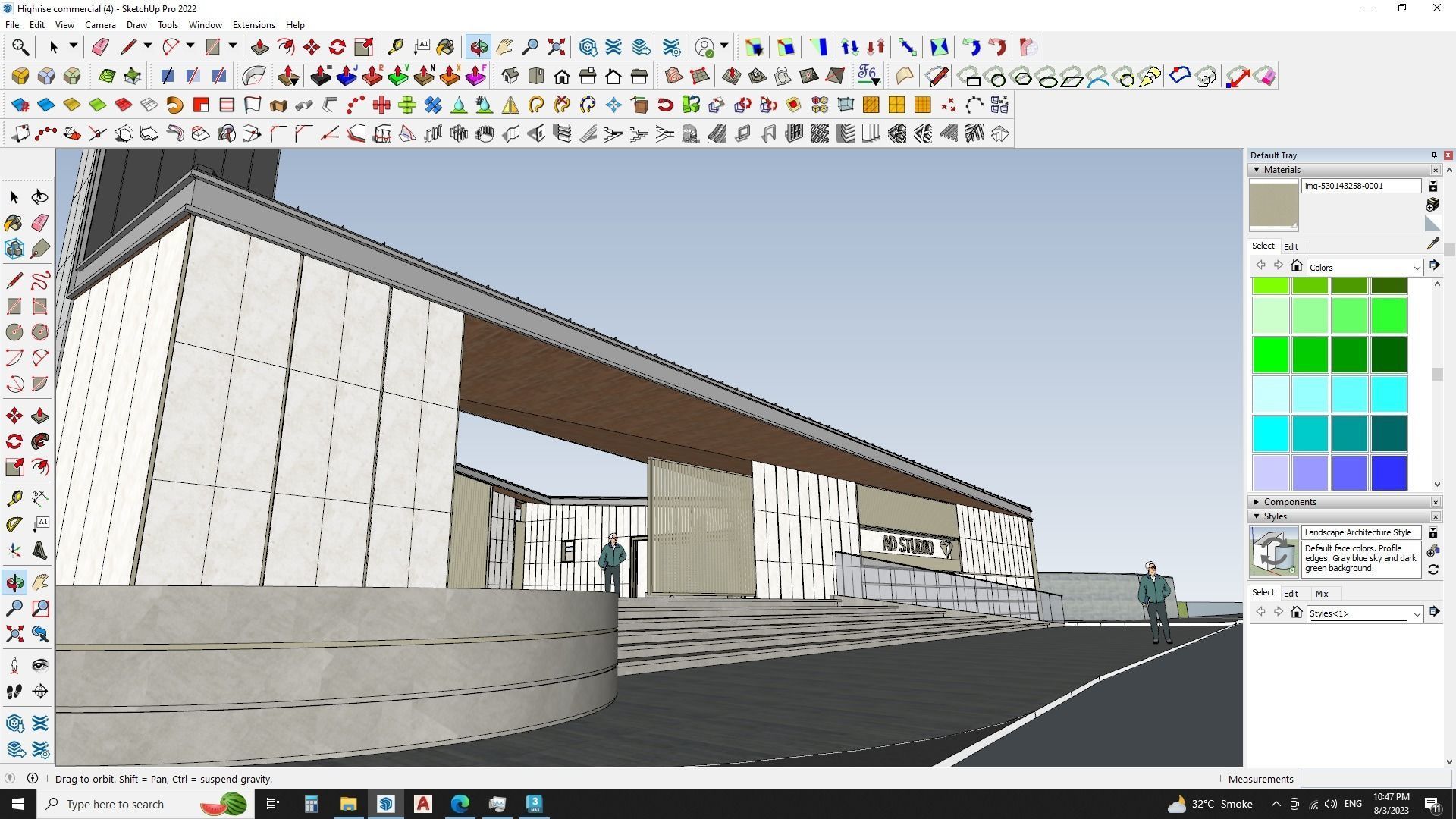 A Virtual Voyage in Contemporary Art - Museum 3D Model 3D model_1
