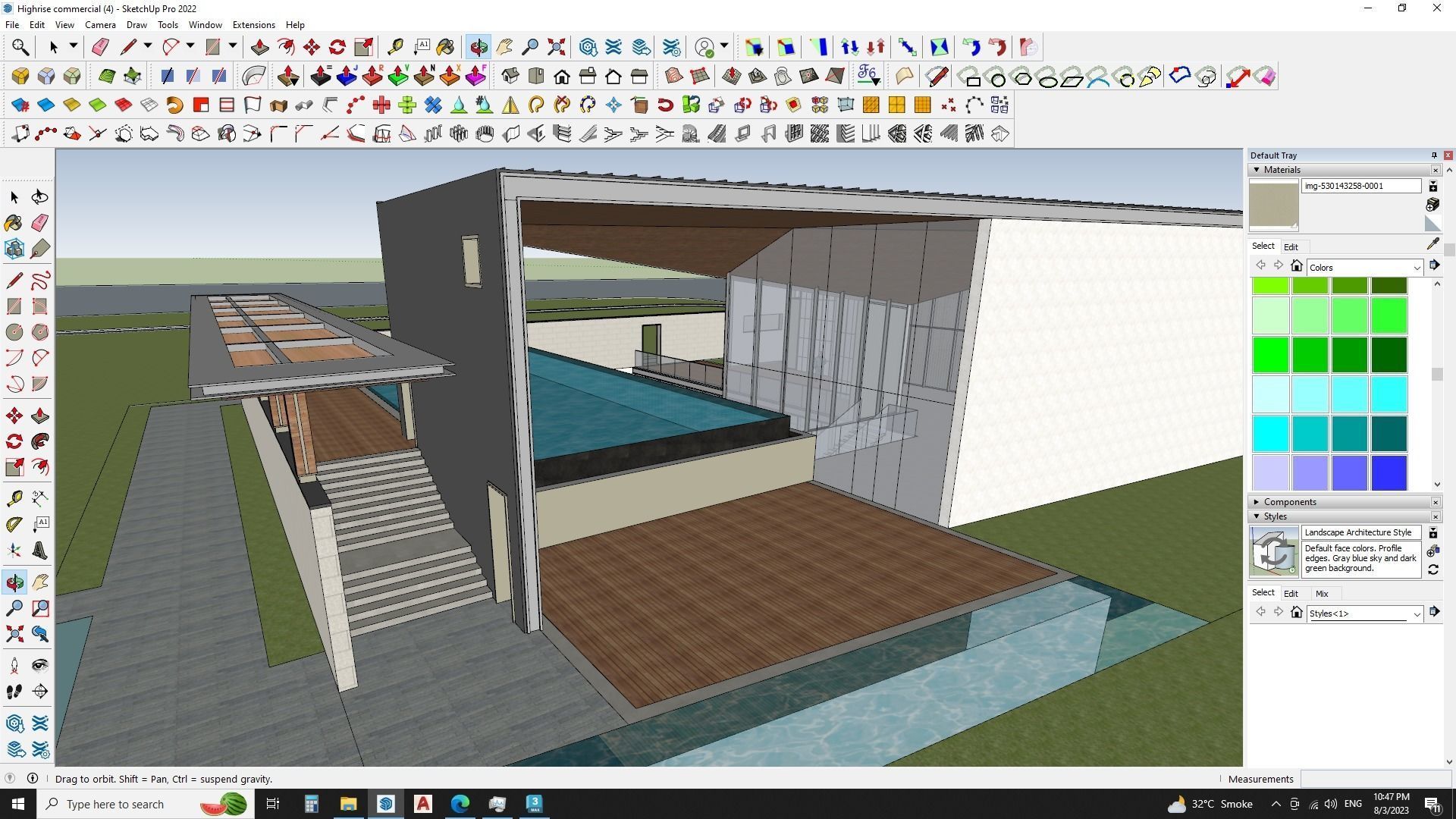A Virtual Voyage in Contemporary Art - Museum 3D Model 3D model_10
