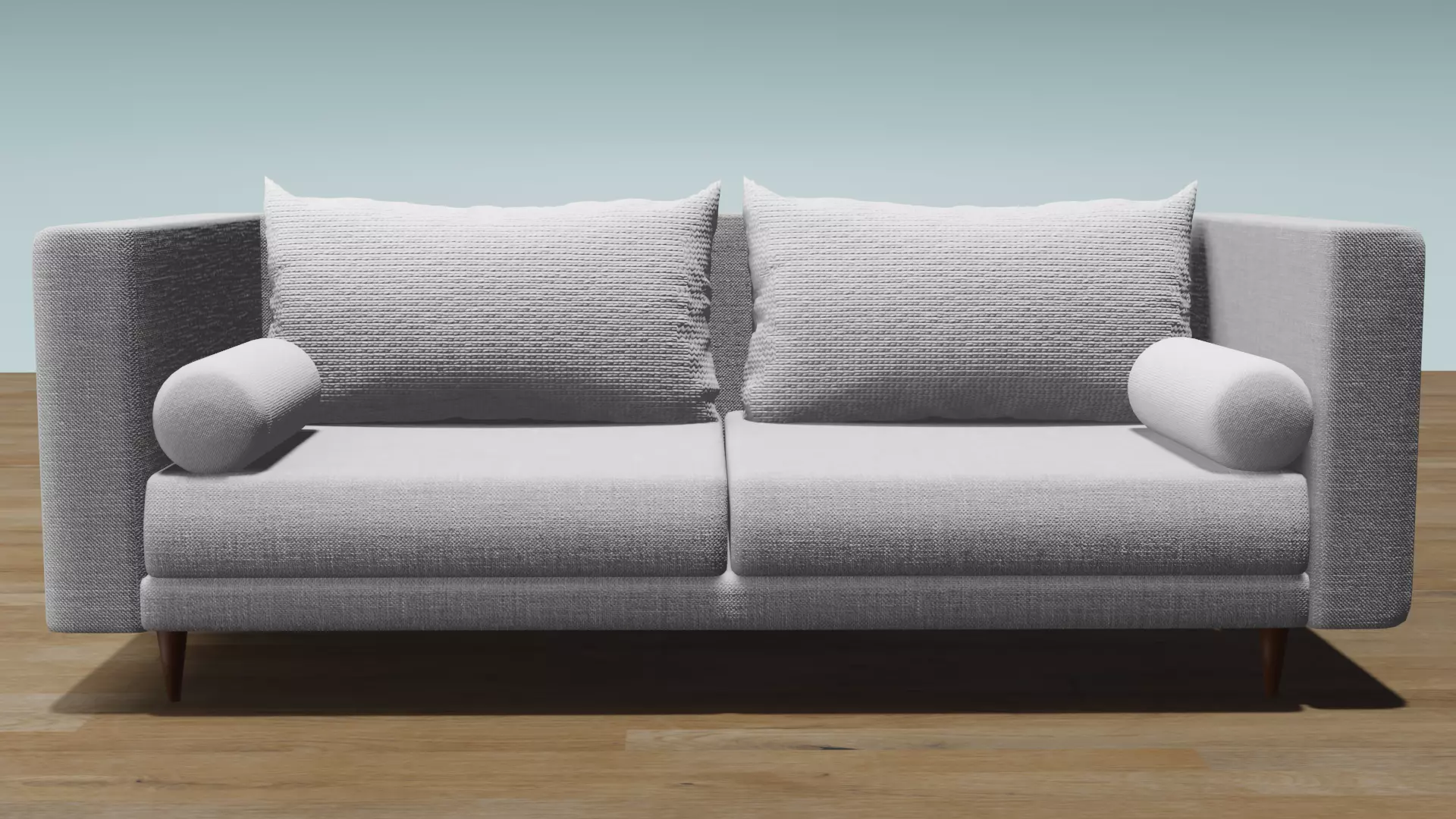 Double Armchair  3D model_0