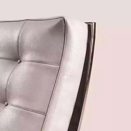 Barcelona 3d collection - chair - daybed - stool 3D model 7