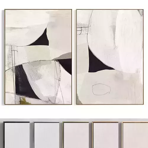 Plaster Two Photo Frame 393