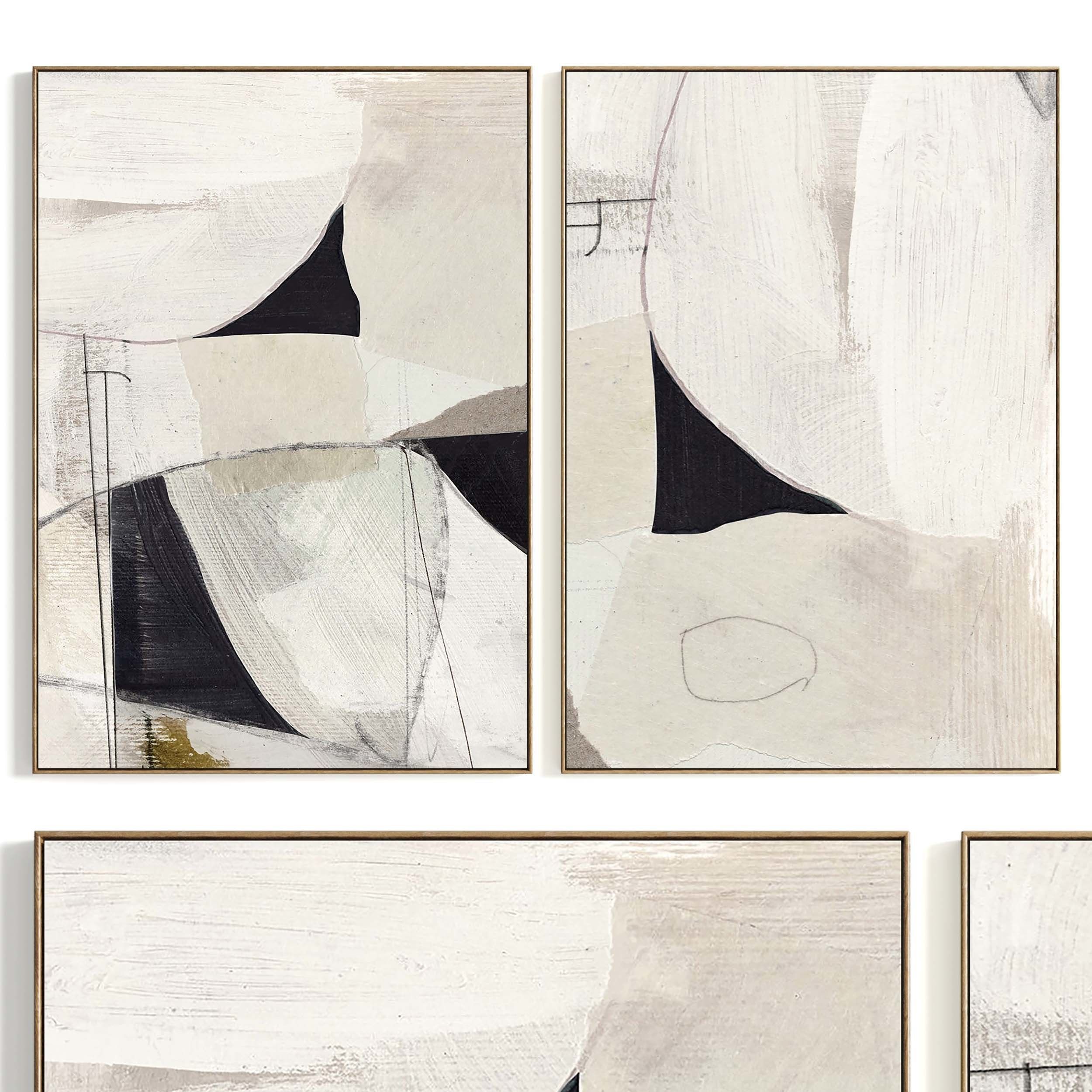 Plaster Two Photo Frame 393 Low-poly 3D model_6