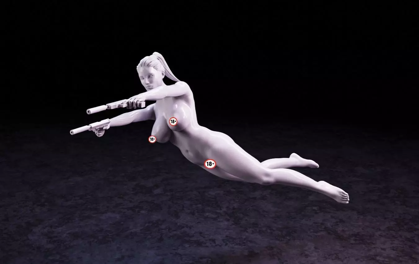 Sexy girl 135 3D print model_0