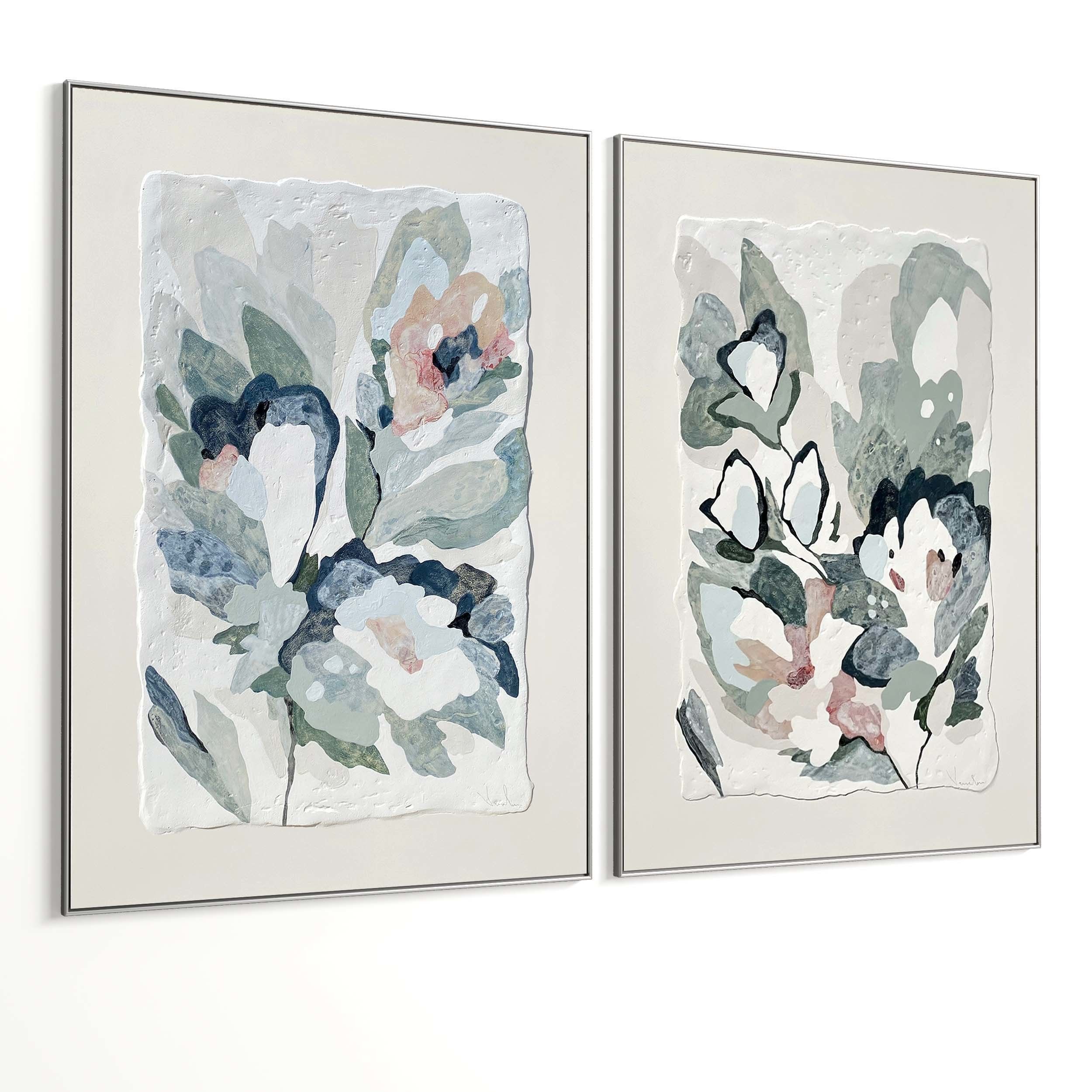 Plaster Two Photo Frame 395 Low-poly 3D model_4