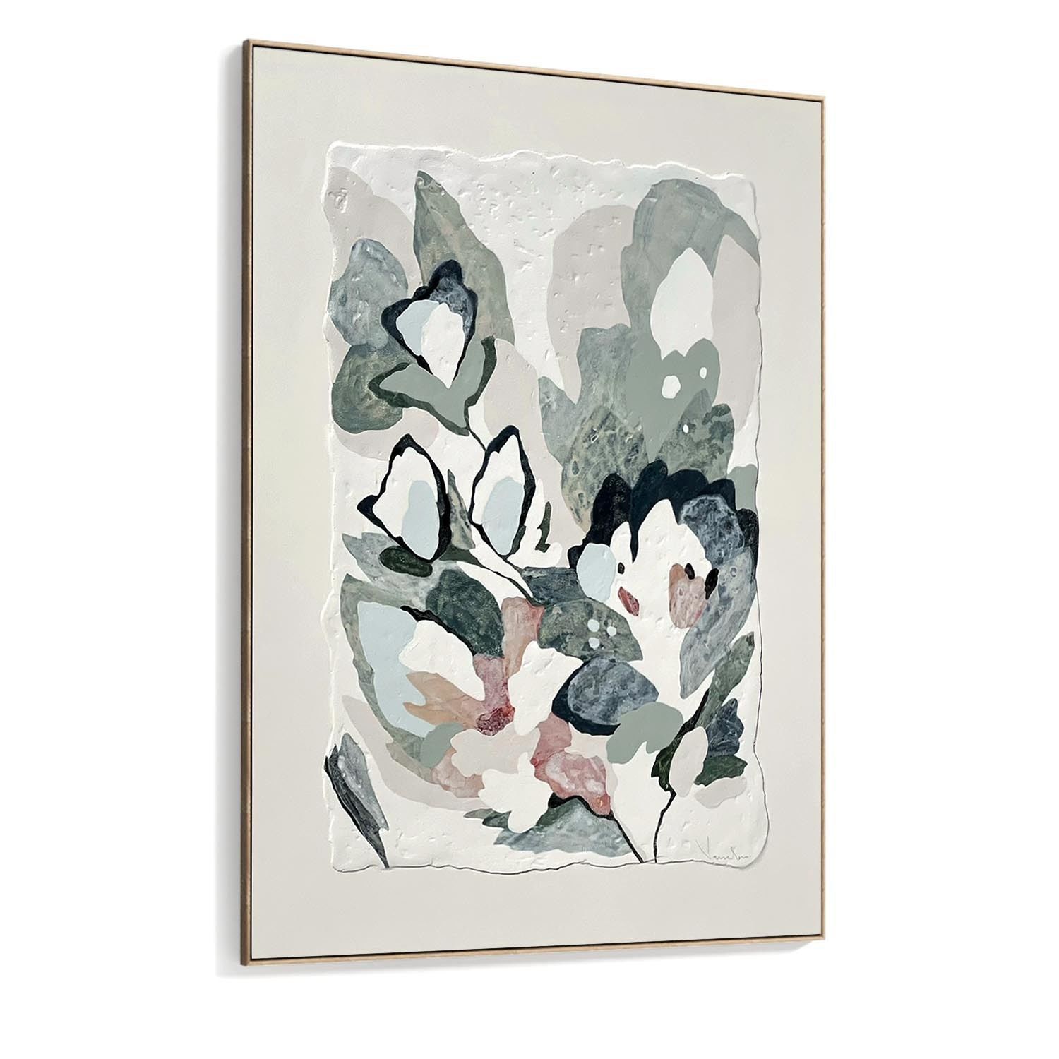 Plaster Two Photo Frame 395 Low-poly 3D model_3