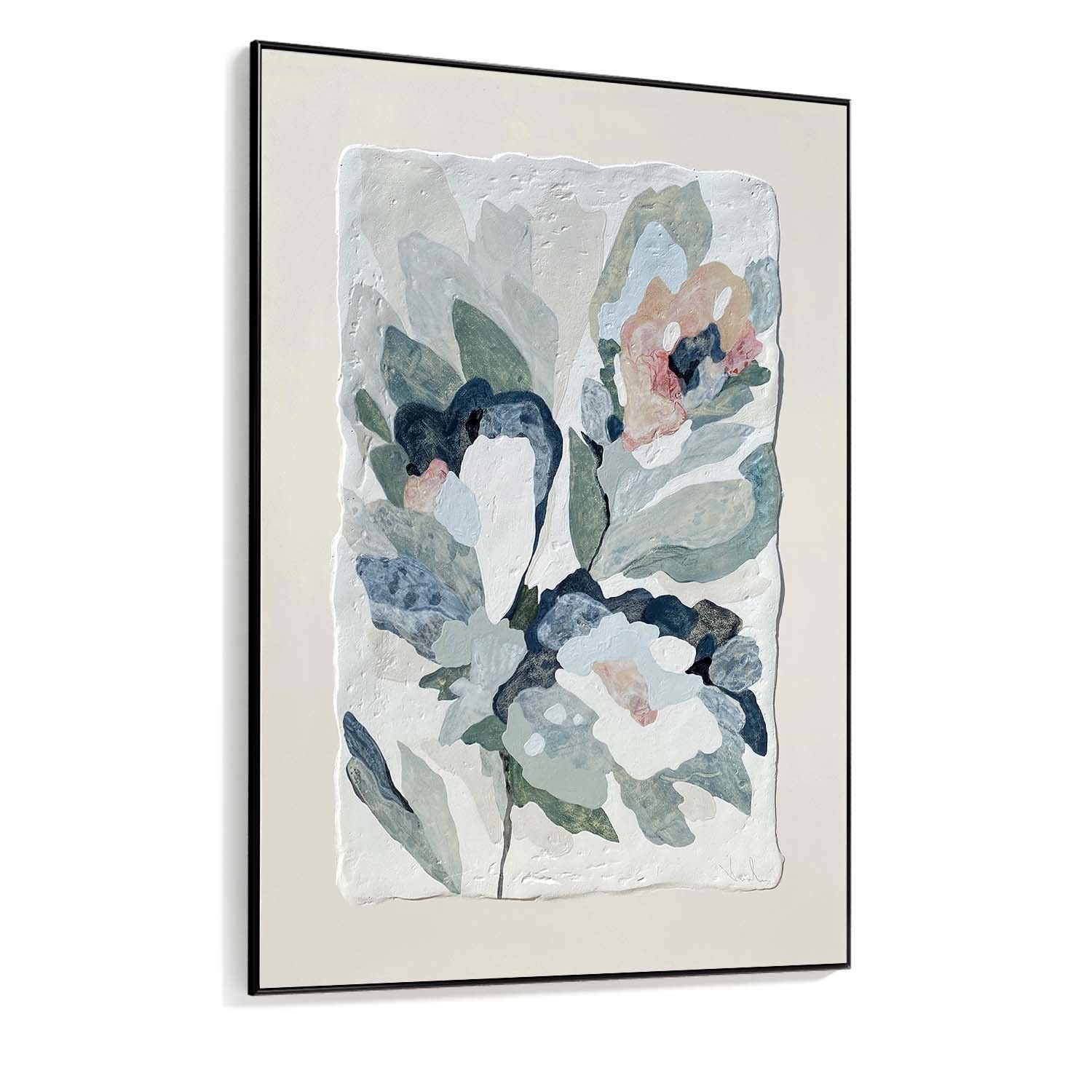 Plaster Two Photo Frame 395 Low-poly 3D model_2