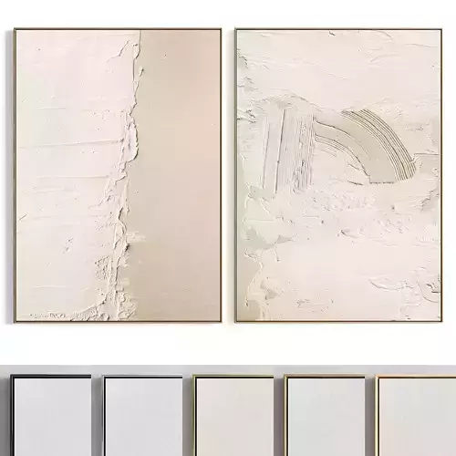 Plaster Two Photo Frame 396