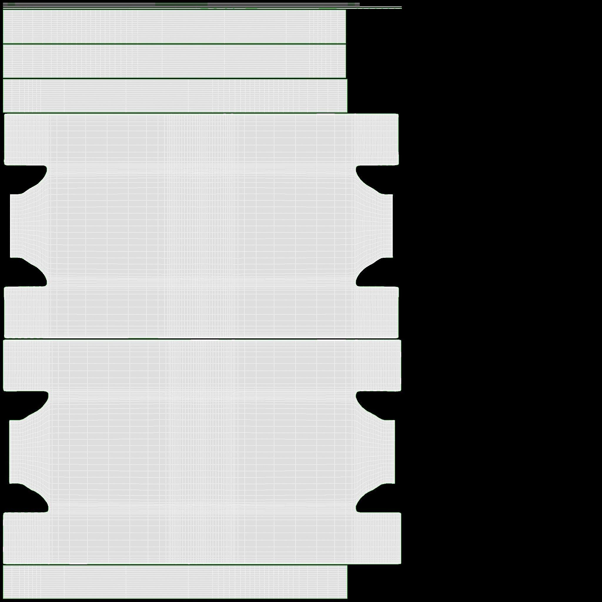 American dollars folded with clip 01 3D model_8