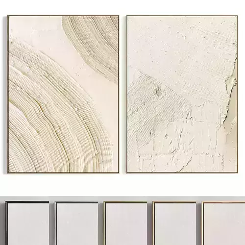 Plaster Two Photo Frame 397