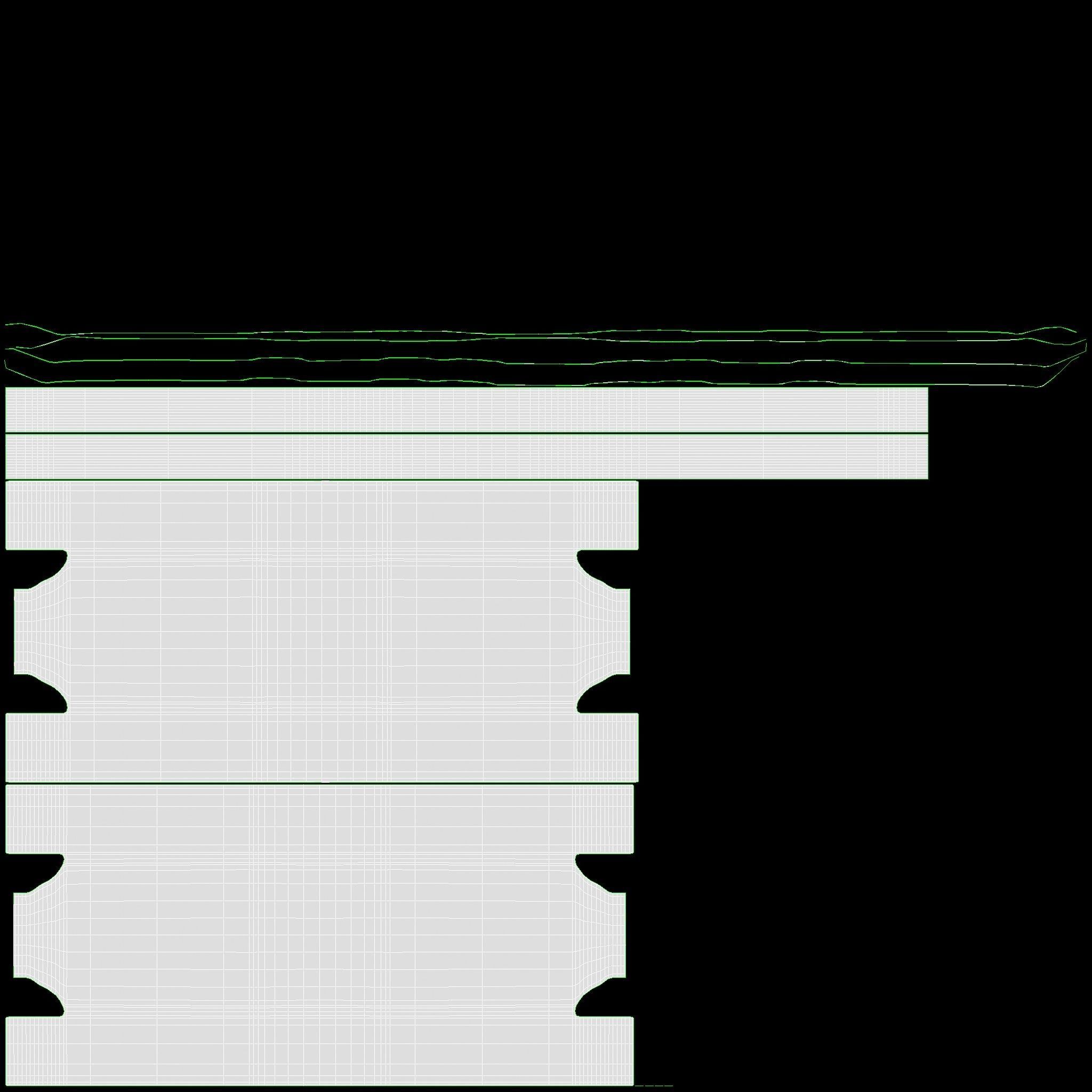 American dollars folded with clip 02 3D model_8