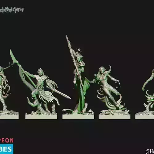 Wood elves Bladedancer unit 2