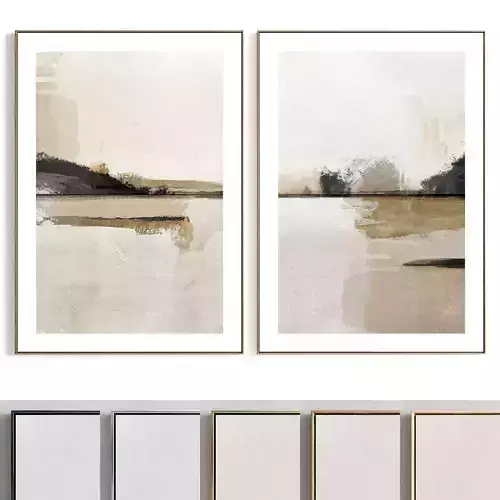 Plaster Two Photo Frame 400