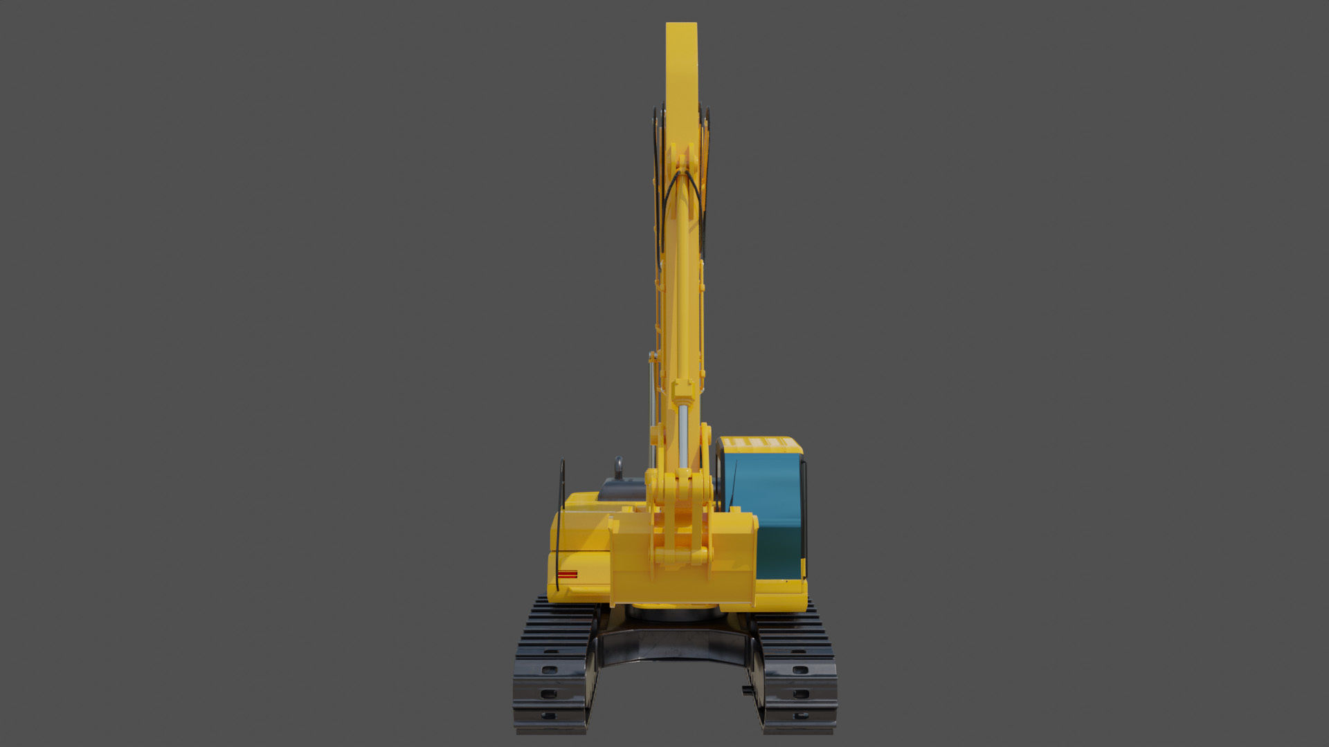 Komatsu PC200-8 Excavator 3D model_7