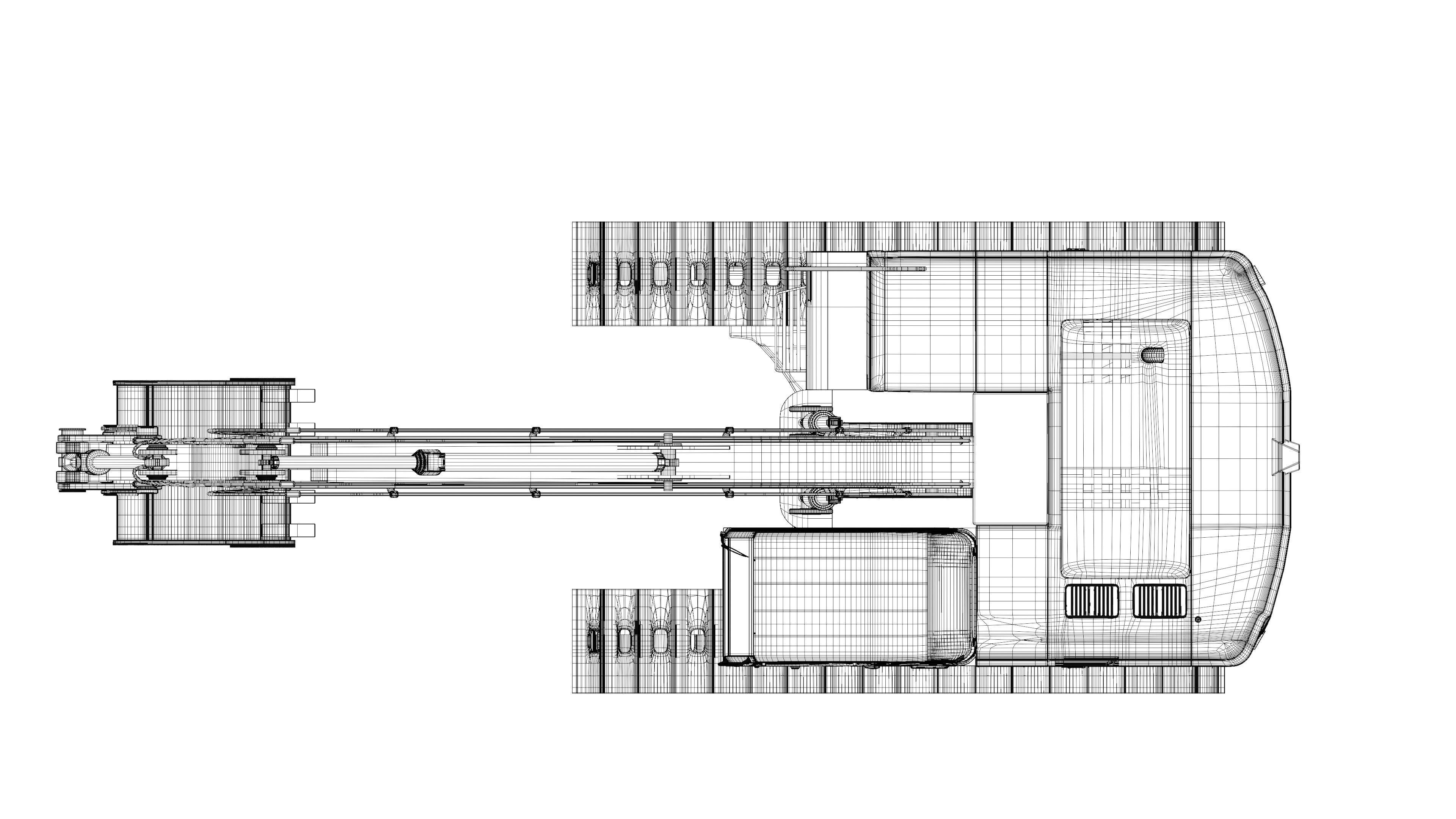 Komatsu PC200-8 Excavator 3D model_13