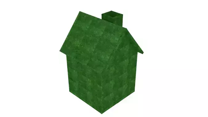 House Shaped Bush 3D model