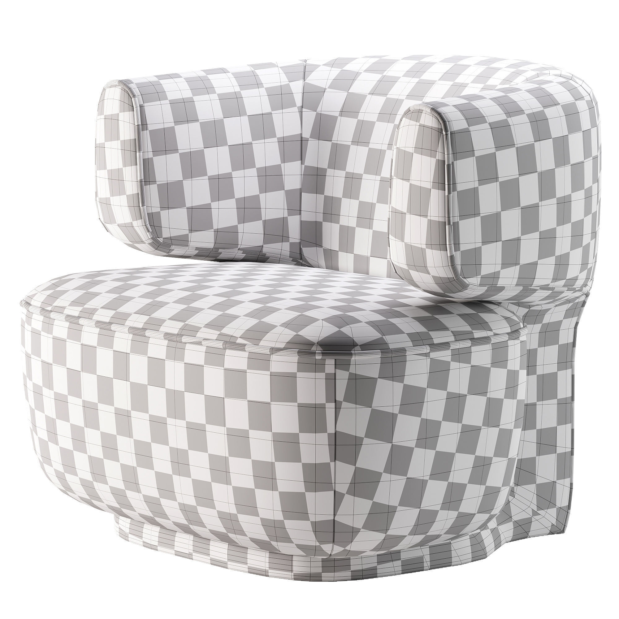 Litho armchair by monologue 3D model_4