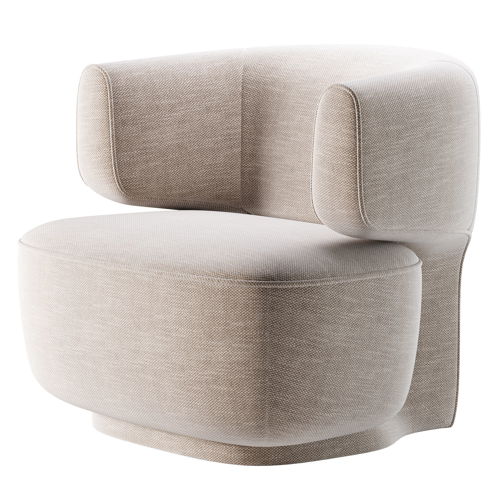 Litho armchair by monologue 3D model_3