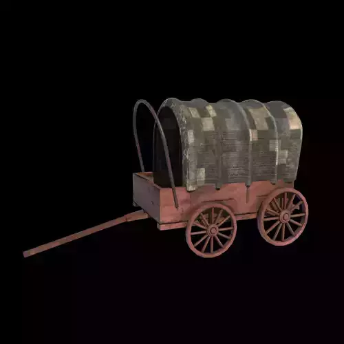 gamming car Low-poly 3D model