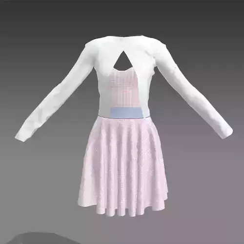 dress and cardigan look 