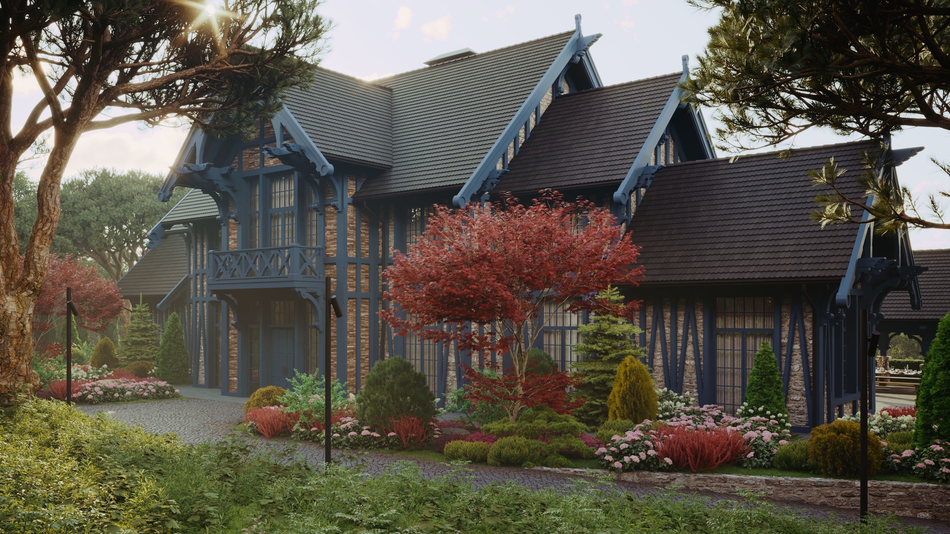 Exterior scene 3D model_24