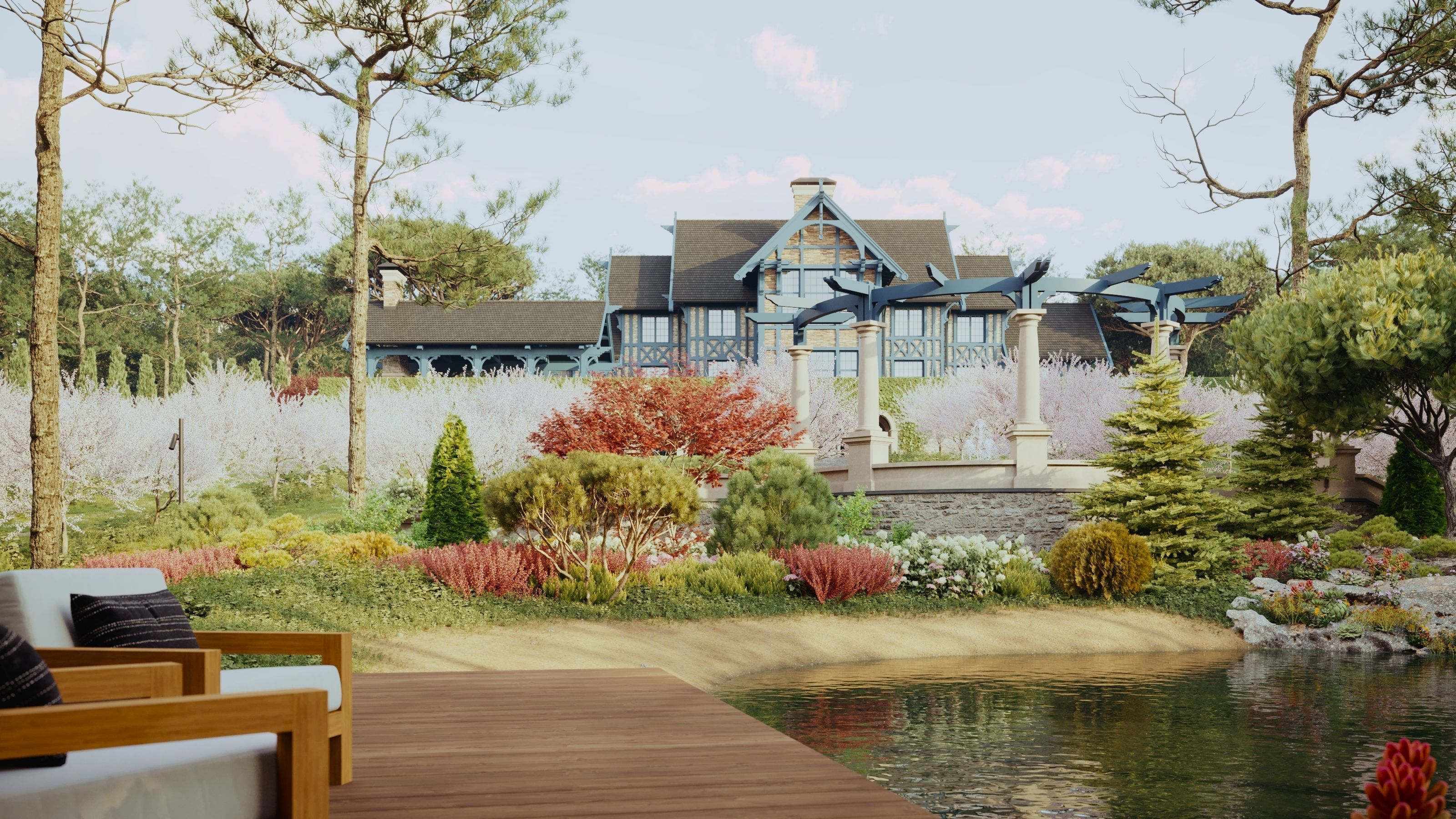 Exterior scene 3D model_23