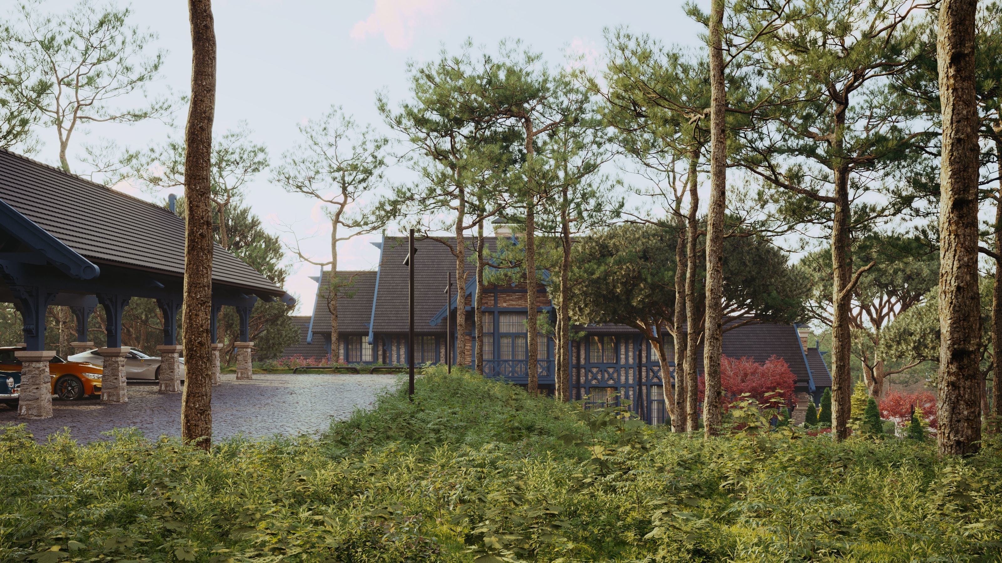 Exterior scene 3D model_1