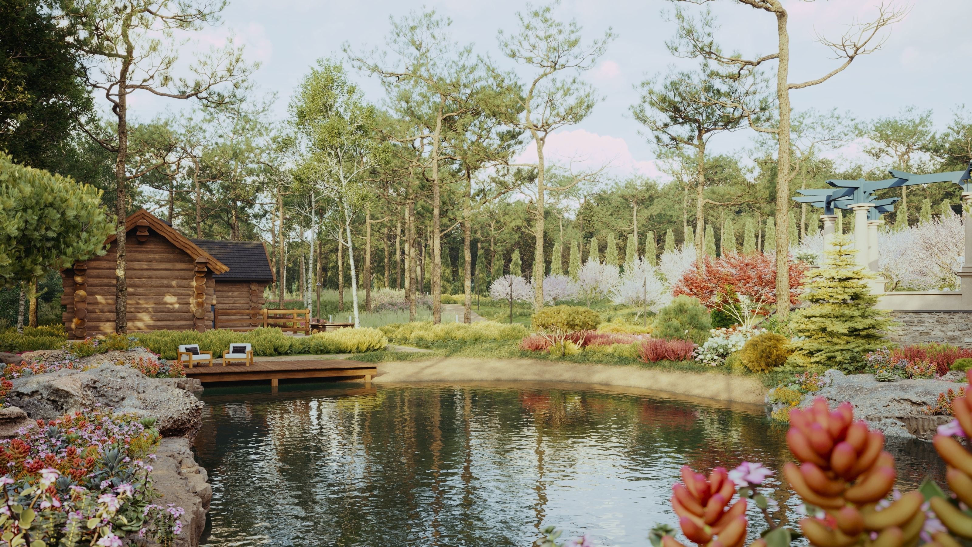 Exterior scene 3D model_2