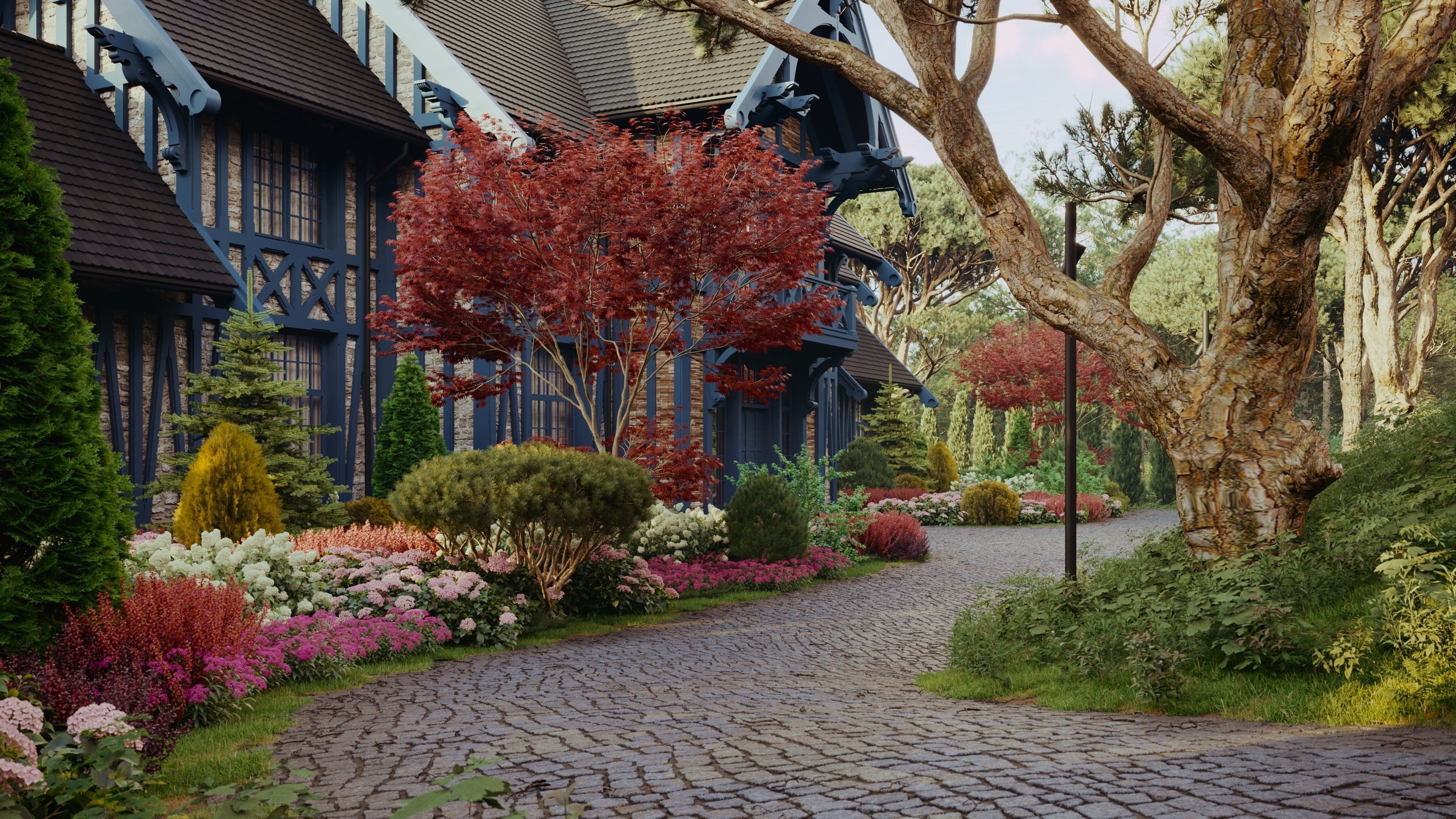 Exterior scene 3D model_4