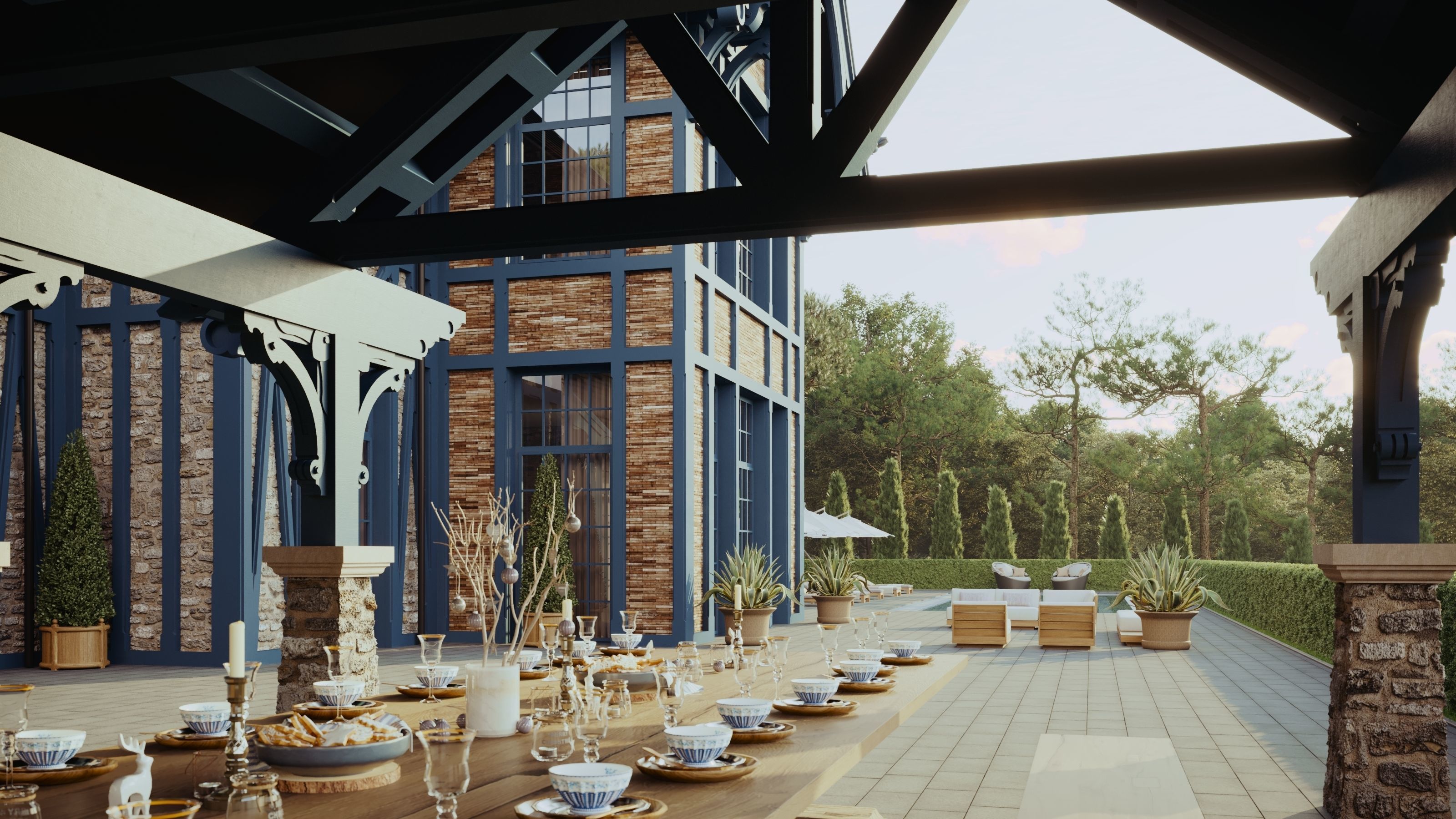 Exterior scene 3D model_9