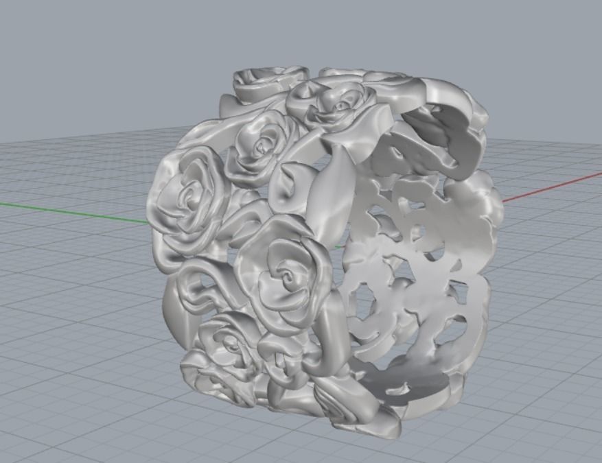 ring of light rose 3D print model_7