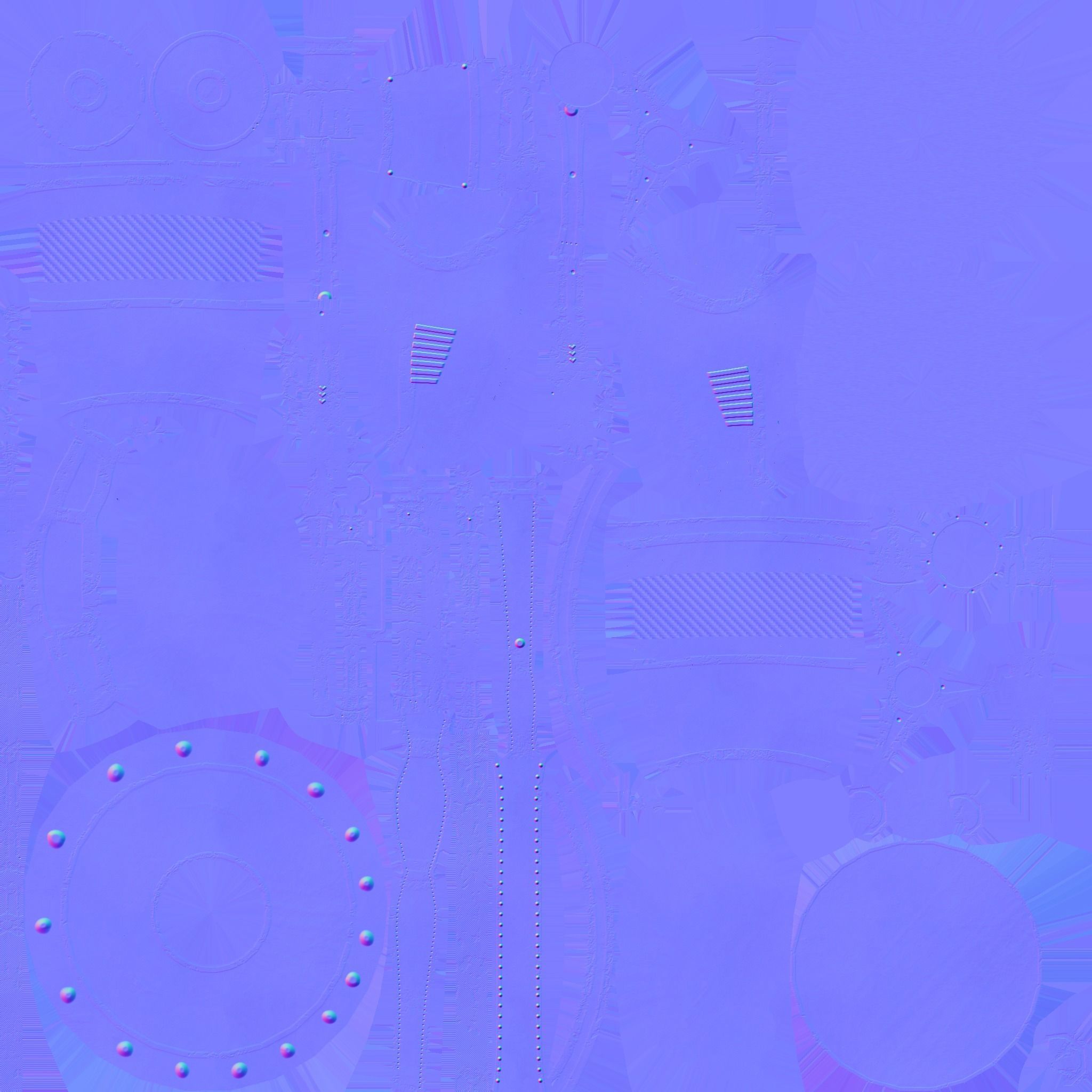 Robotic Arm A07 Bronze - Character Design SciFi Low-poly 3D model_18