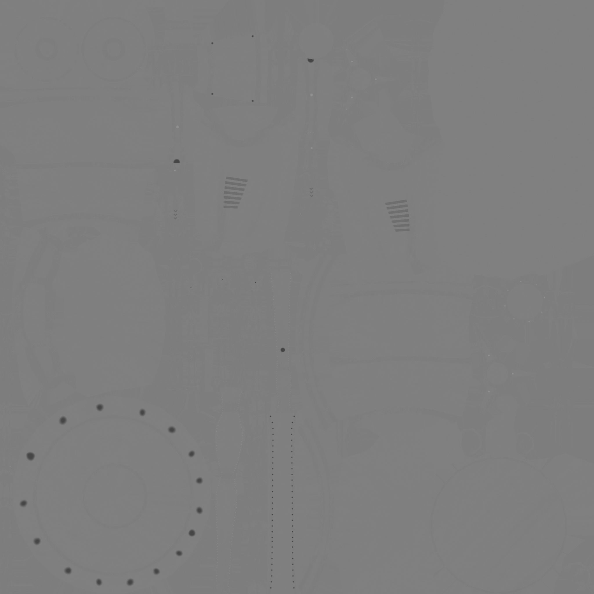 Robotic Arm A07 Bronze - Character Design SciFi Low-poly 3D model_23