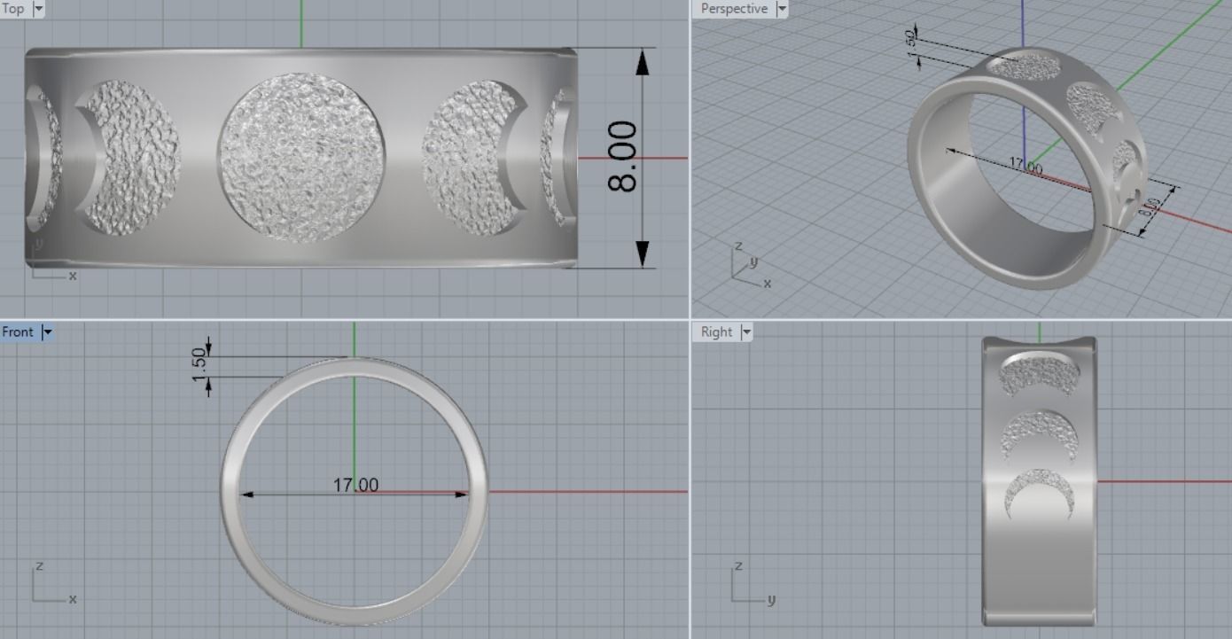 ring sun 3D print model_5