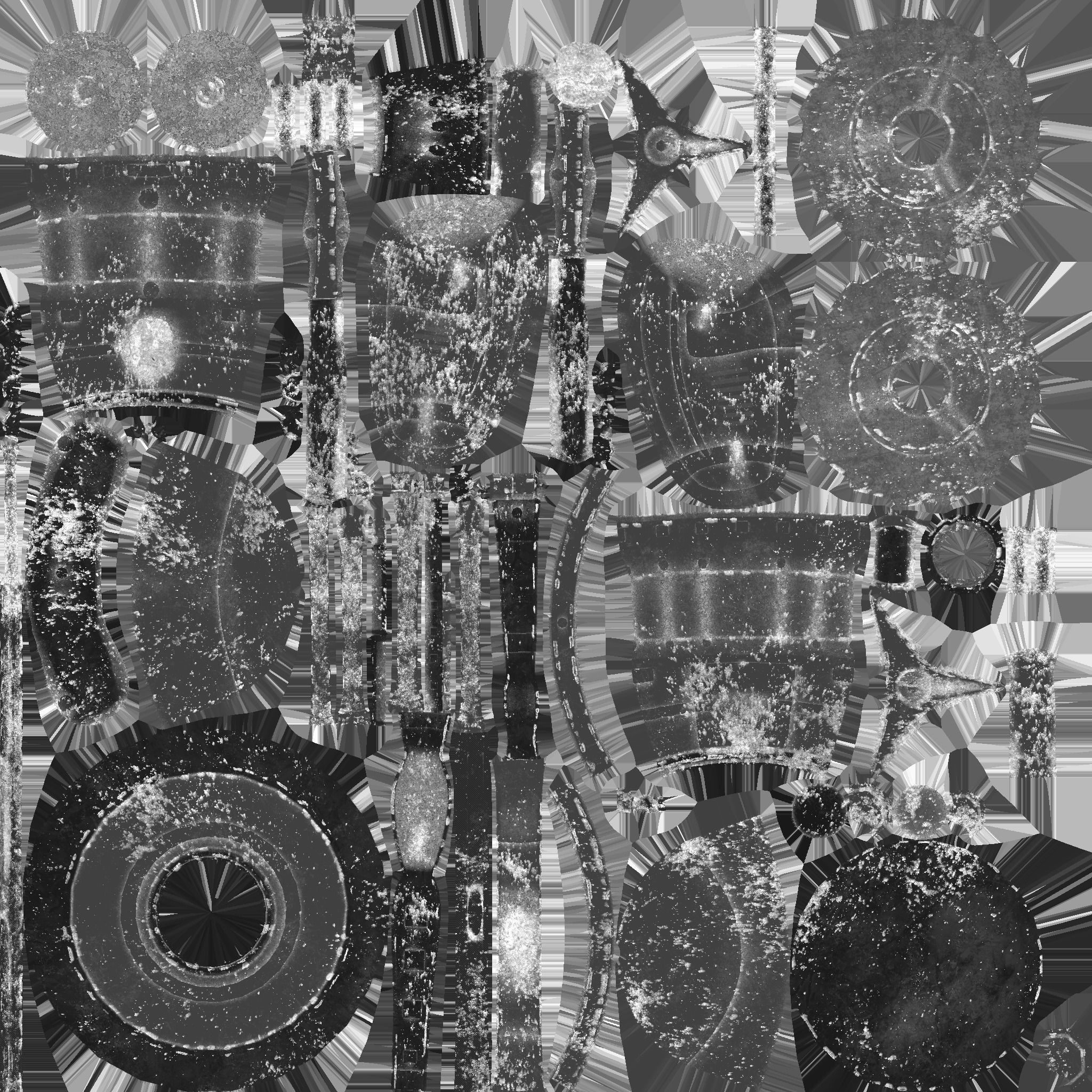 Robotic Arm A09 Steel Dirt - Character Design SciFi Low-poly 3D model_24