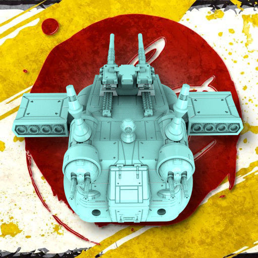 Zeon Sept Hover Tank 3D print model_1