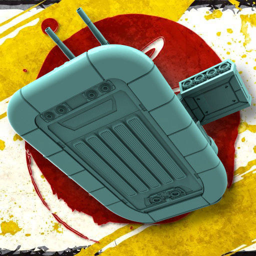 Zeon Sept Hover Tank 3D print model_3