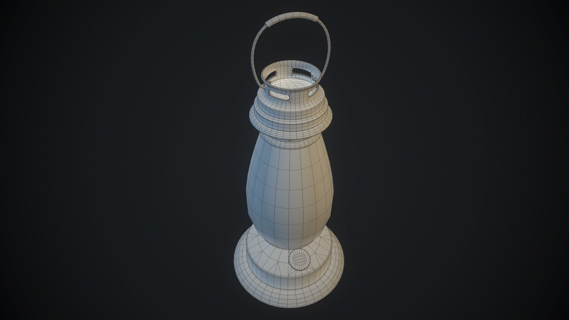 Candle 7 PBR Low-poly 3D model_4