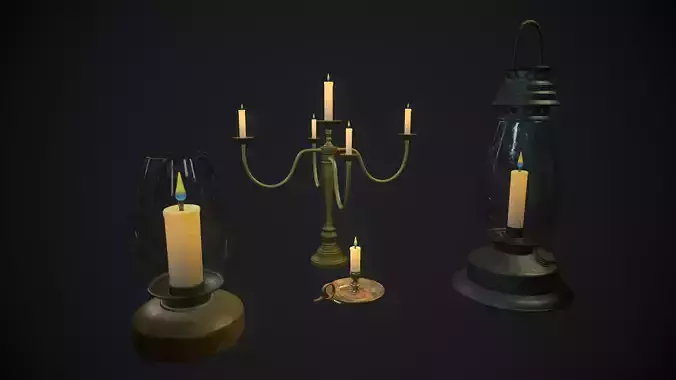 Candle set 2 PBR