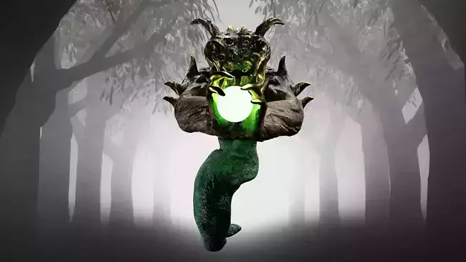 Monster - Creature Low-poly 3D model