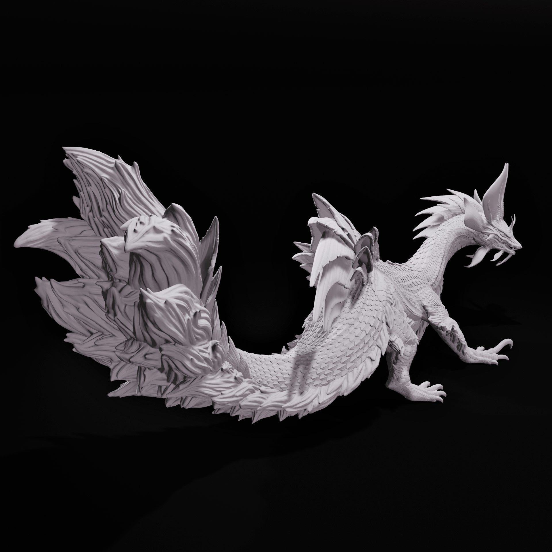 Mizutsune Monster Hunter Fan Art 3D print model_11