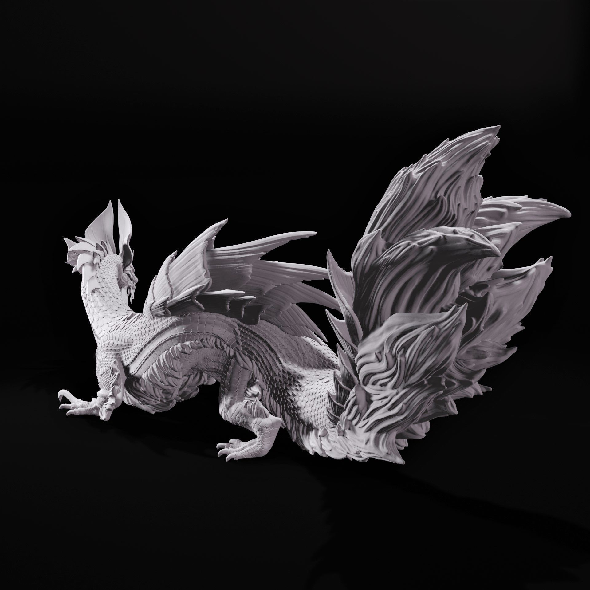 Mizutsune Monster Hunter Fan Art 3D print model_12