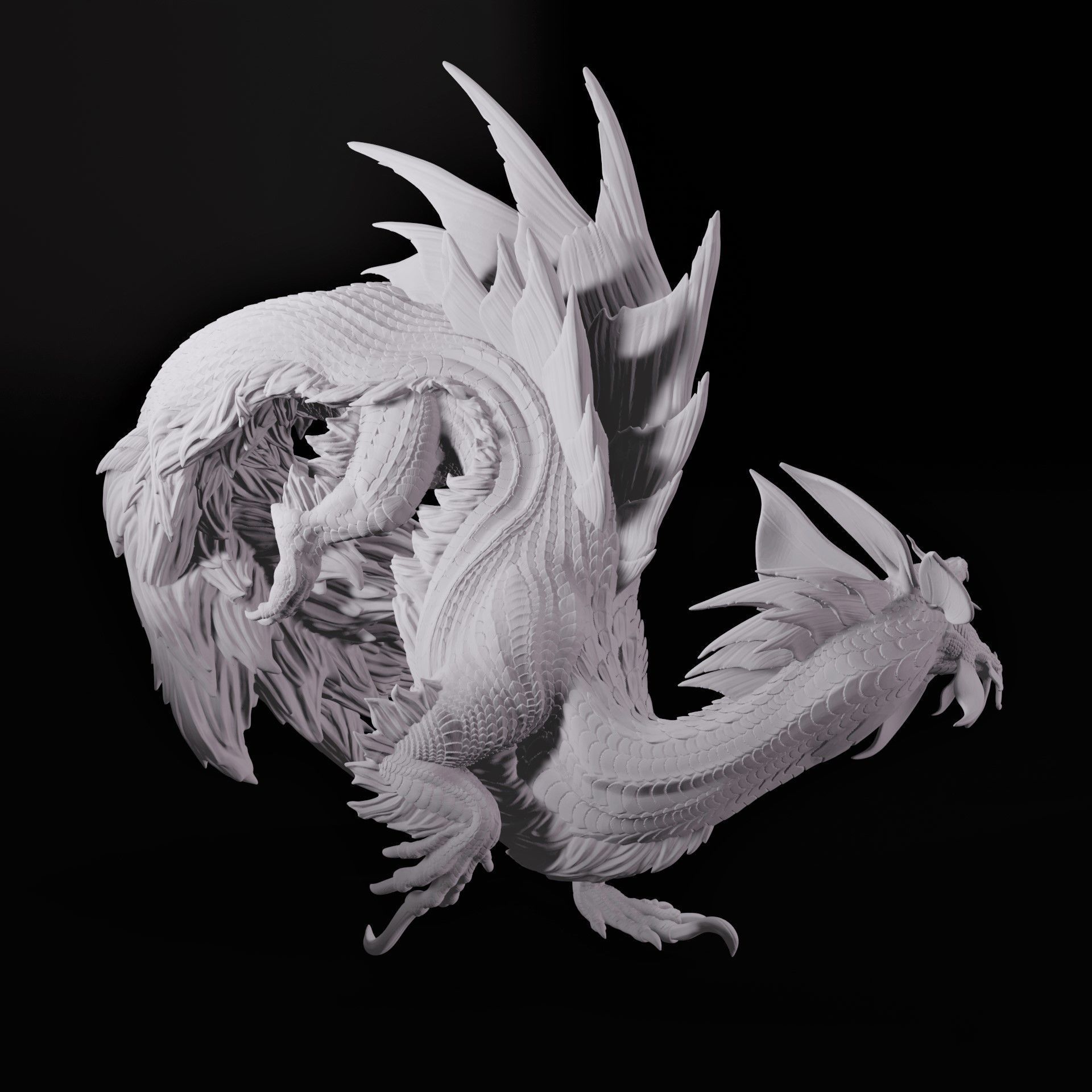 Mizutsune Monster Hunter Fan Art 3D print model_2