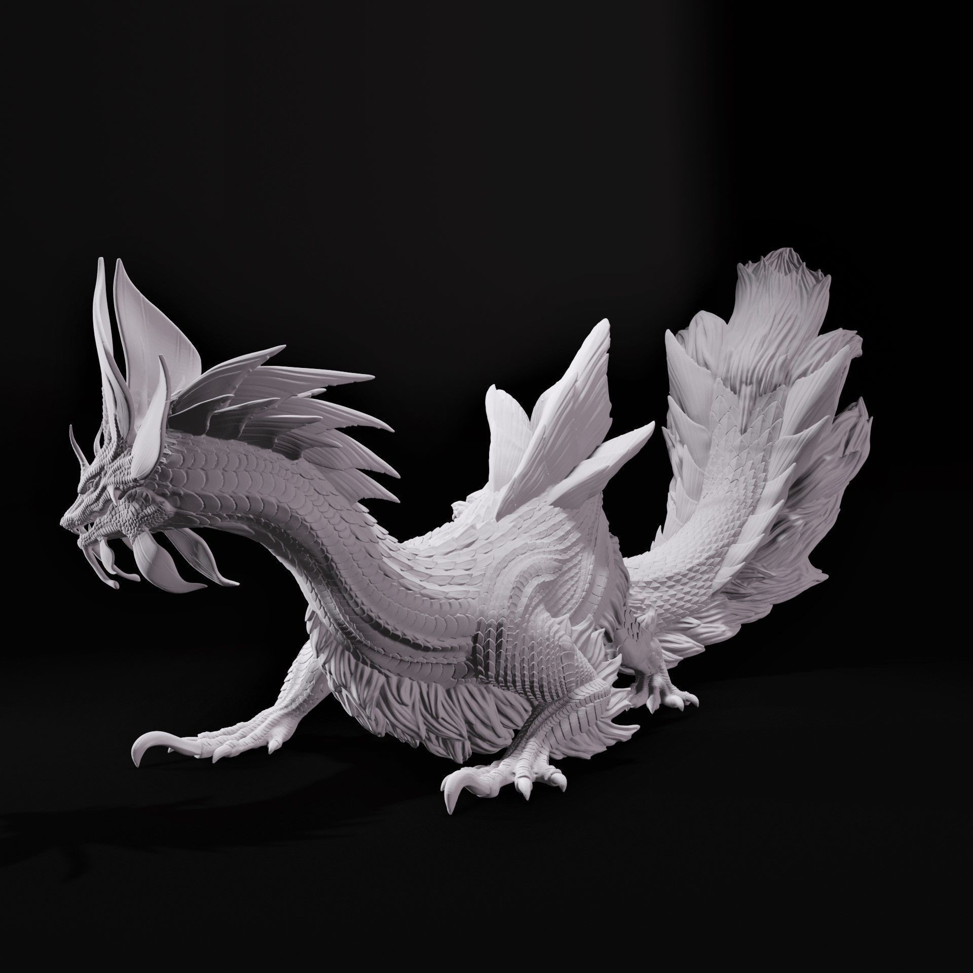 Mizutsune Monster Hunter Fan Art 3D print model_13