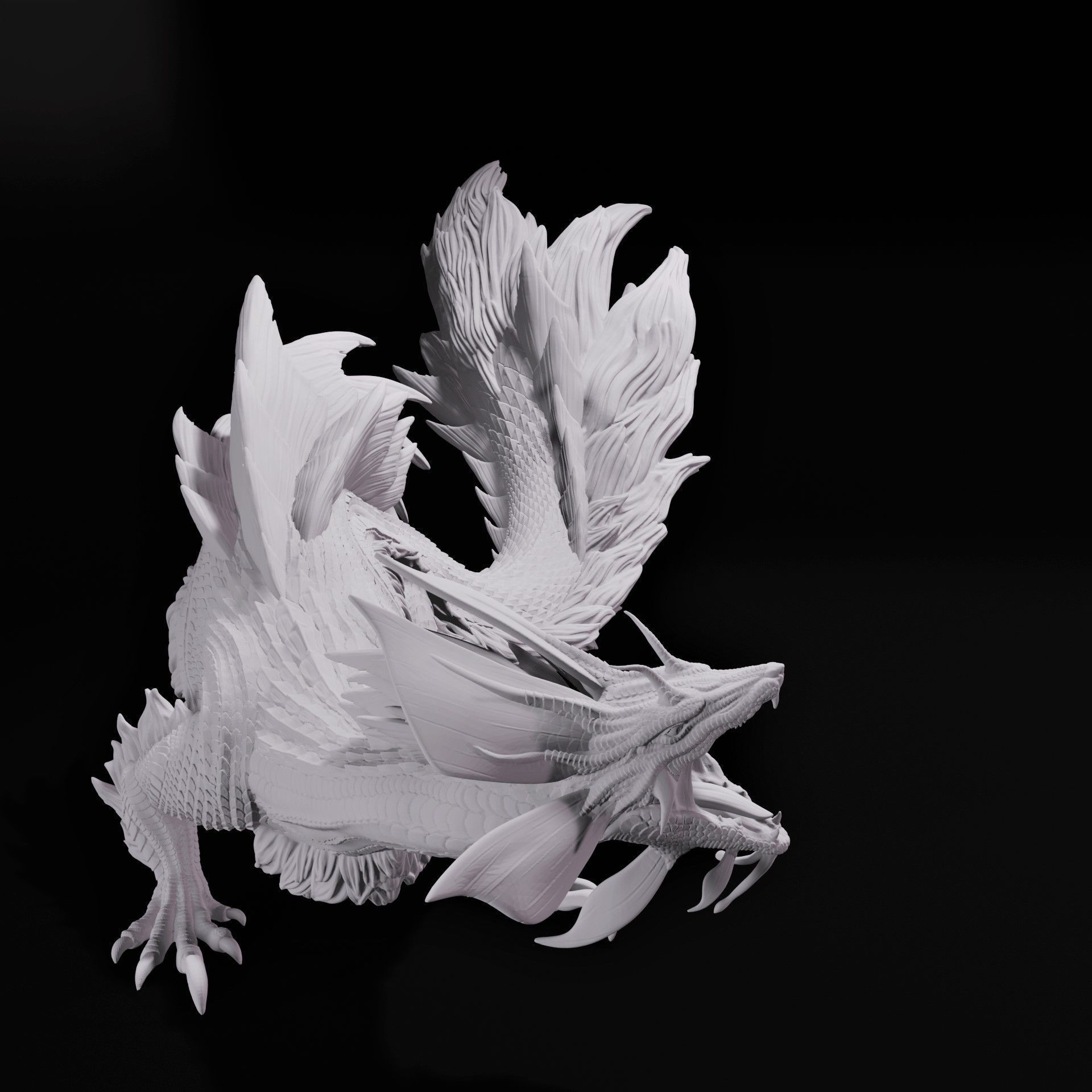 Mizutsune Monster Hunter Fan Art 3D print model_6