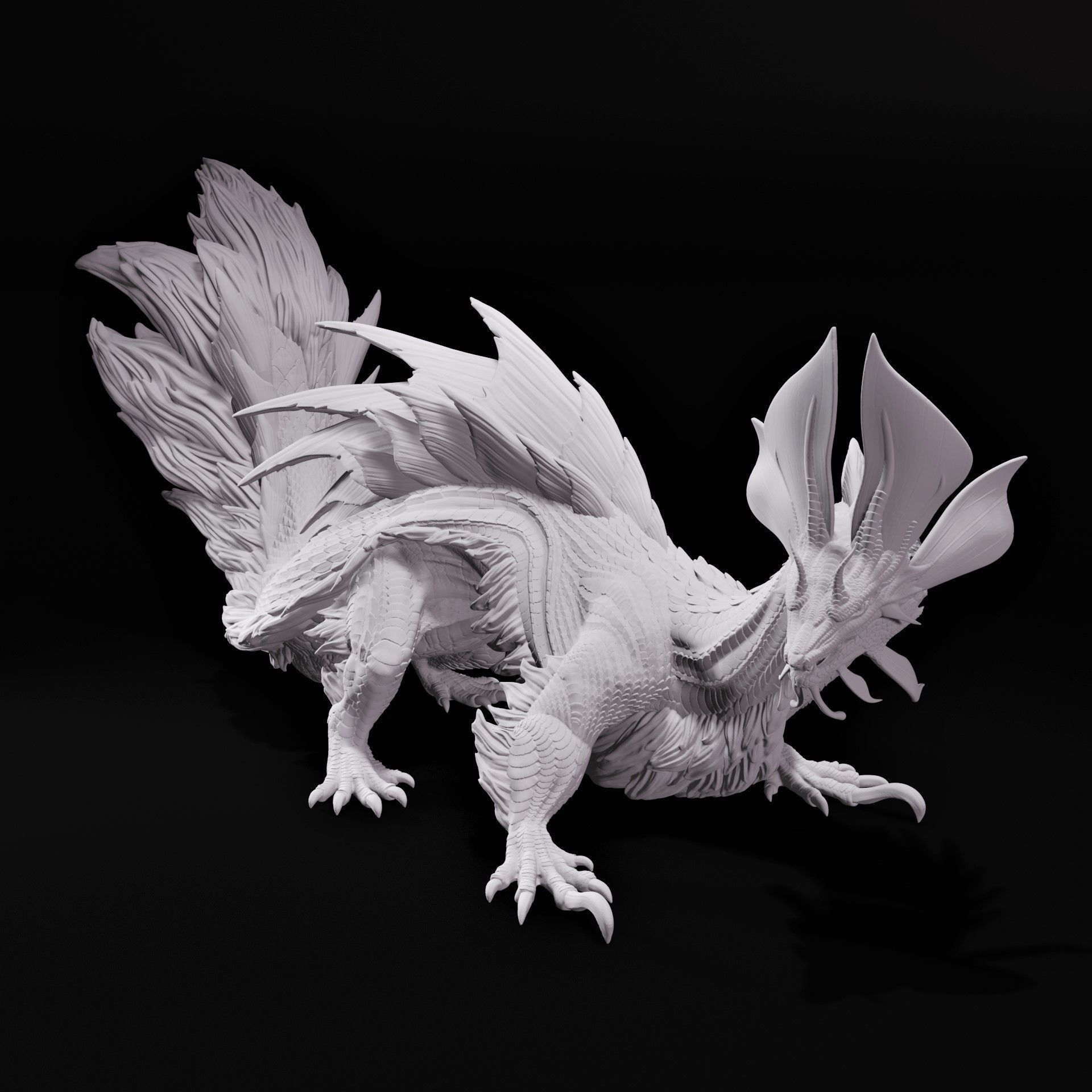 Mizutsune Monster Hunter Fan Art 3D print model_10